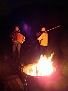 Lagerfeuermusik am Fuchshaus